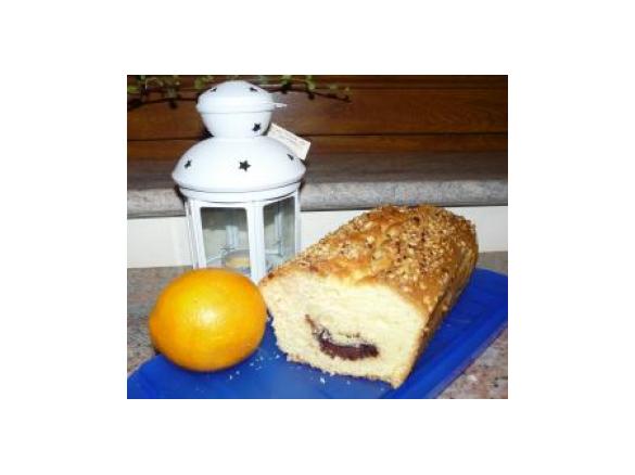 PLUMCAKE ALL'ARANCIA AL CUOR DI NUTELLA