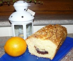 PLUMCAKE ALL'ARANCIA AL CUOR DI NUTELLA
