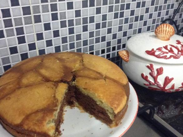 Torta cioccovaniglia