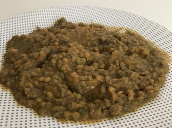 Zuppa di lenticchie e patate dolci