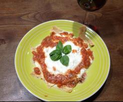 Lasagnetta di CARASAU dai colori italiani / contest tricolore/