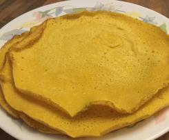CRÊPES DI FARINA DI FAVE (dieta  dei gruppi sanguigni)