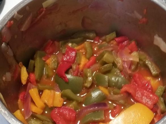 Fricandò peperoni e cipolla