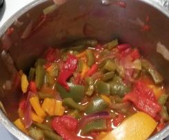 Fricandò peperoni e cipolla