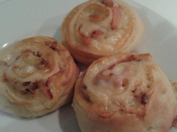 Chiocciole di pancetta e leerdammer