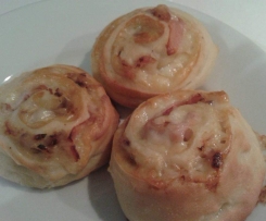 Chiocciole di pancetta e leerdammer