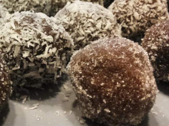 Palline di cacao al rum di zia Sara