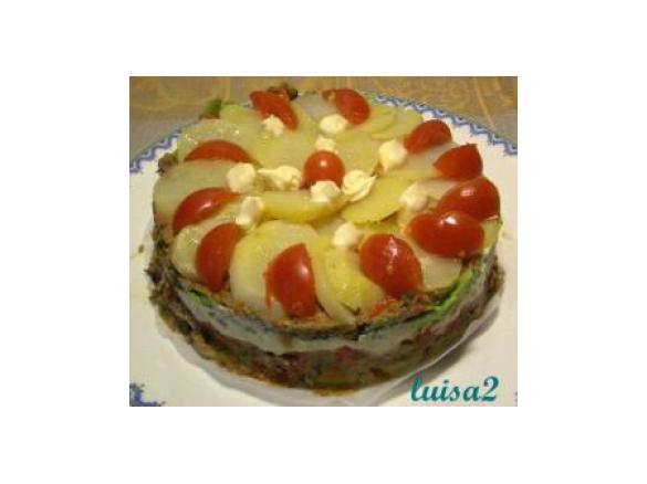 torta fredda di verdure