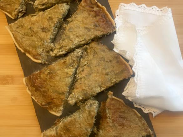 Quiche di carciofi con ricotta
