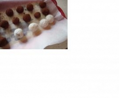 boules dolci di cocco e cacao