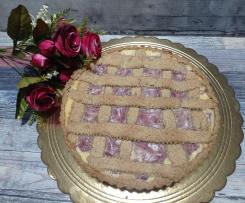 CROSTATA CON ROBIOLA E MARMELLATA DI FRAGOLE 🍓