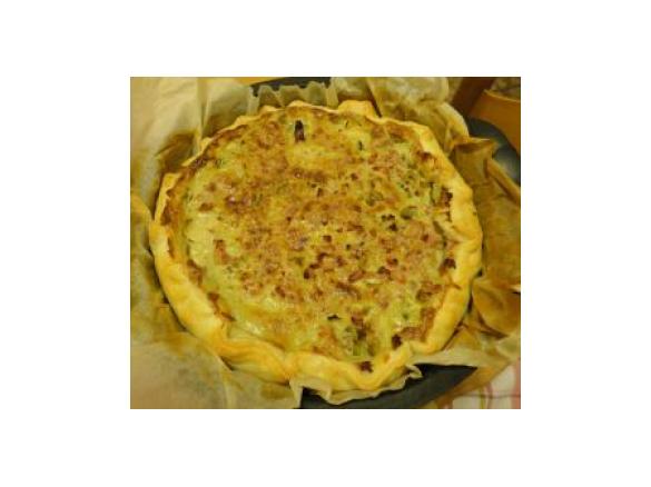 TORTA SALATA BROCCOLO ROMANO E GORGONZOLA