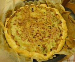 TORTA SALATA BROCCOLO ROMANO E GORGONZOLA