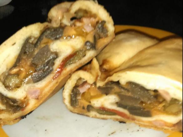 Rotolo pizza alle verdure