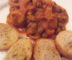 SEPPIE E CALAMARI IN UMIDO CON BRUSCHETTE 