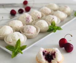 Bon bon al cocco farciti (contest ciliegie)