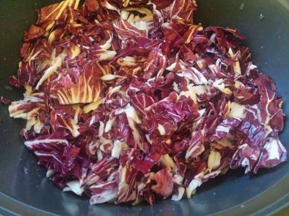 Insalata di radicchio (tagliata e lavata nel bimby)