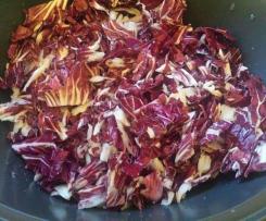 Insalata di radicchio (tagliata e lavata nel bimby)
