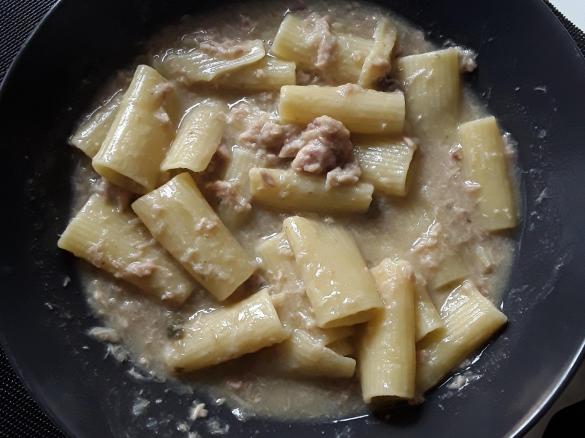 Pasta risottata tonno e capperi