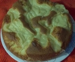 TORTA NUA CON CREMA BIANCA