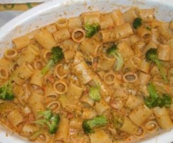 Mezze maniche con il broccolo siciliano