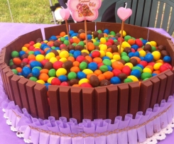 Torta Kit Kat & m&m's