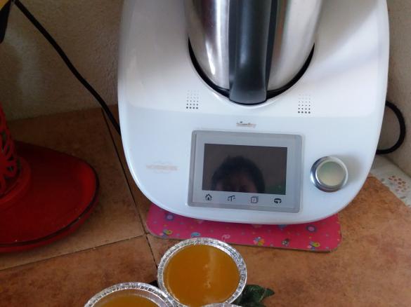 Budino all' arancia e mandarini