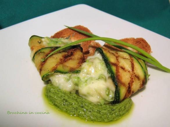 Involtini di zucchine pecorino e fave fresche "contest Primavera"