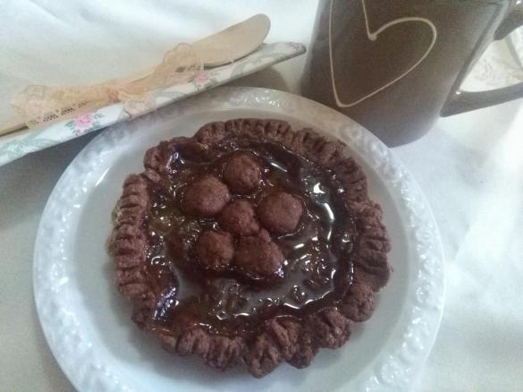 Crostatine  cioccolato e arancia ( CONTEST CIOCCOLATO A COLAZIONE)