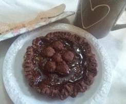 Crostatine  cioccolato e arancia ( CONTEST CIOCCOLATO A COLAZIONE)