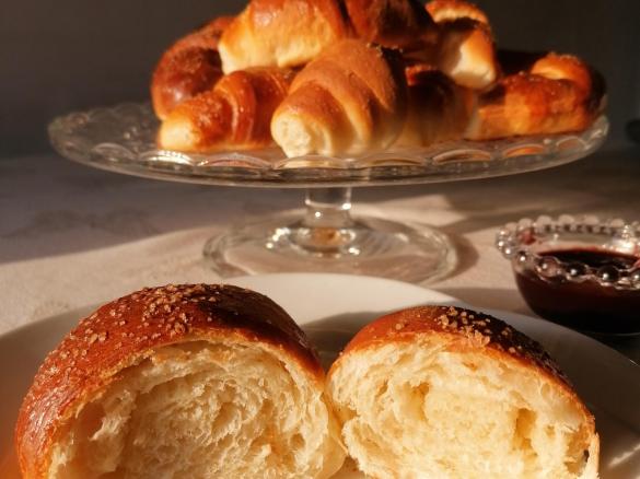 Brioche con pasta madre