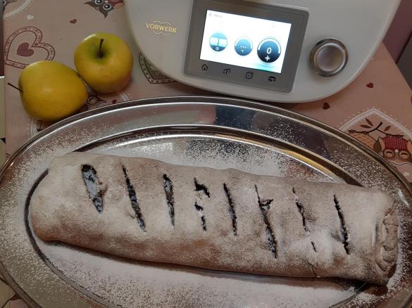 Strudel vegan alle mele e cioccolato (contest strudel)