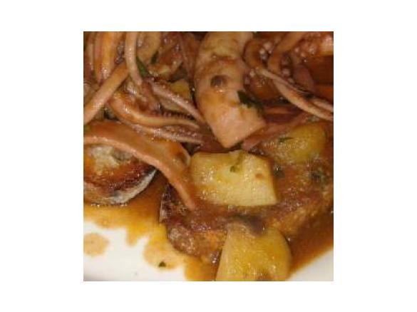 calamari con patate