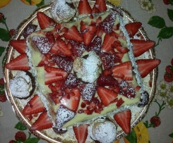 millesfoglie alla crema cioccolato,crema e fragole