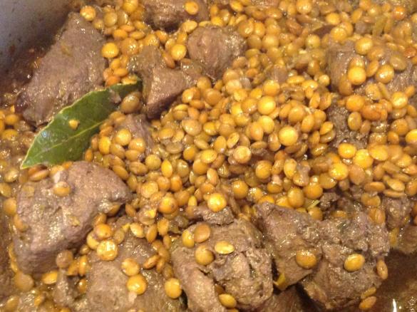 Cinghiale con lenticchie (di capodanno ma non solo)