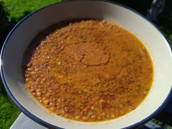 Zuppa di lenticchie al profumo di limone