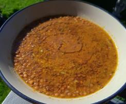 Zuppa di lenticchie al profumo di limone