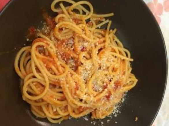 Spaghetti con pomodorini