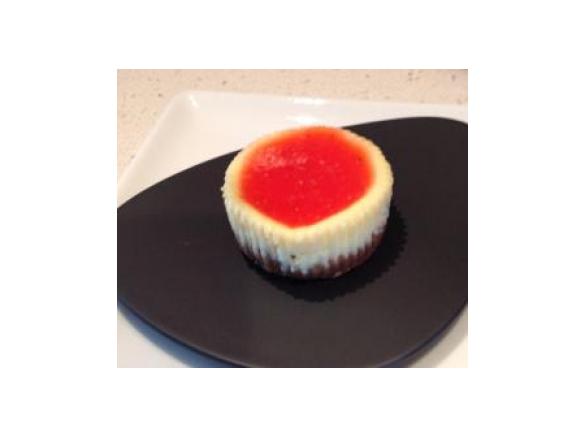 Mini cheesecake alla fragola