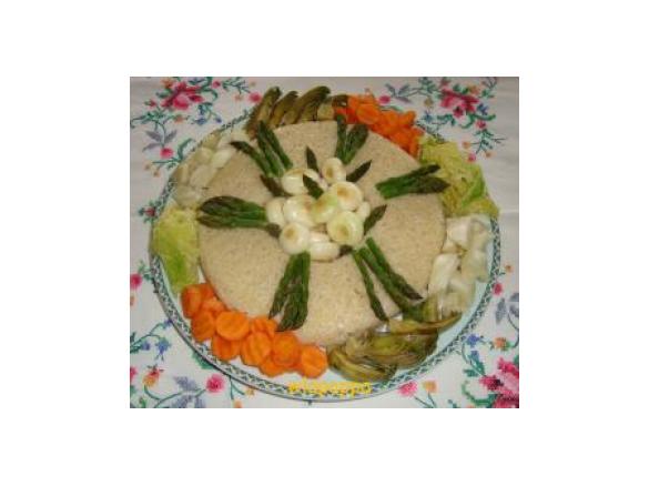 timballo di riso all'ortolana