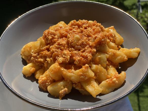 Ragù veloce di pollo