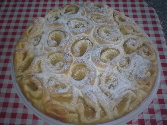 torta di rose alle mele