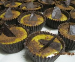 Cestini al cioccolato con zabaione