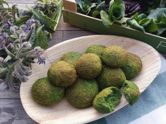 Polpette di borragine senza glutine