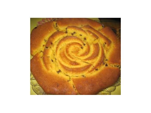 Torta di carote con gocciole di cioccolato fondente