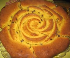 Torta di carote con gocciole di cioccolato fondente