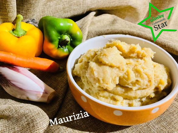 Skordalia / contorno Greco  🇬🇷 senza glutine, senza lattosio vegano