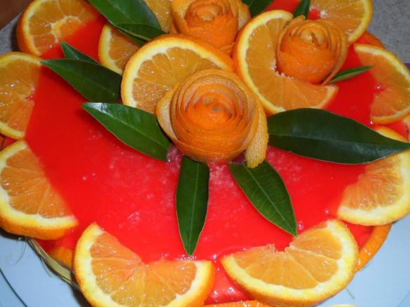 bavarese all'arancia