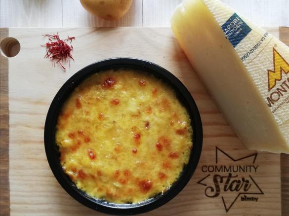 Frico salsiccia e zafferano