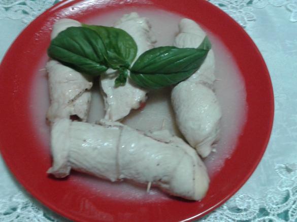 Involtini di pollo con wurstel